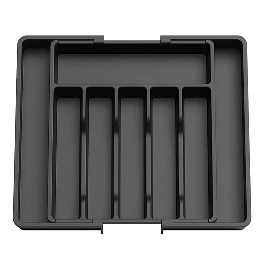¿Tienes un cajón de cocina desordenado y te cuesta encontrar tus cubiertos cuando los necesitas? ¡Este organizador de cajones para cubiertos es la solución perfecta para mantener tu cocina ordenada y eficiente! Con su diseño expandible y ajustable