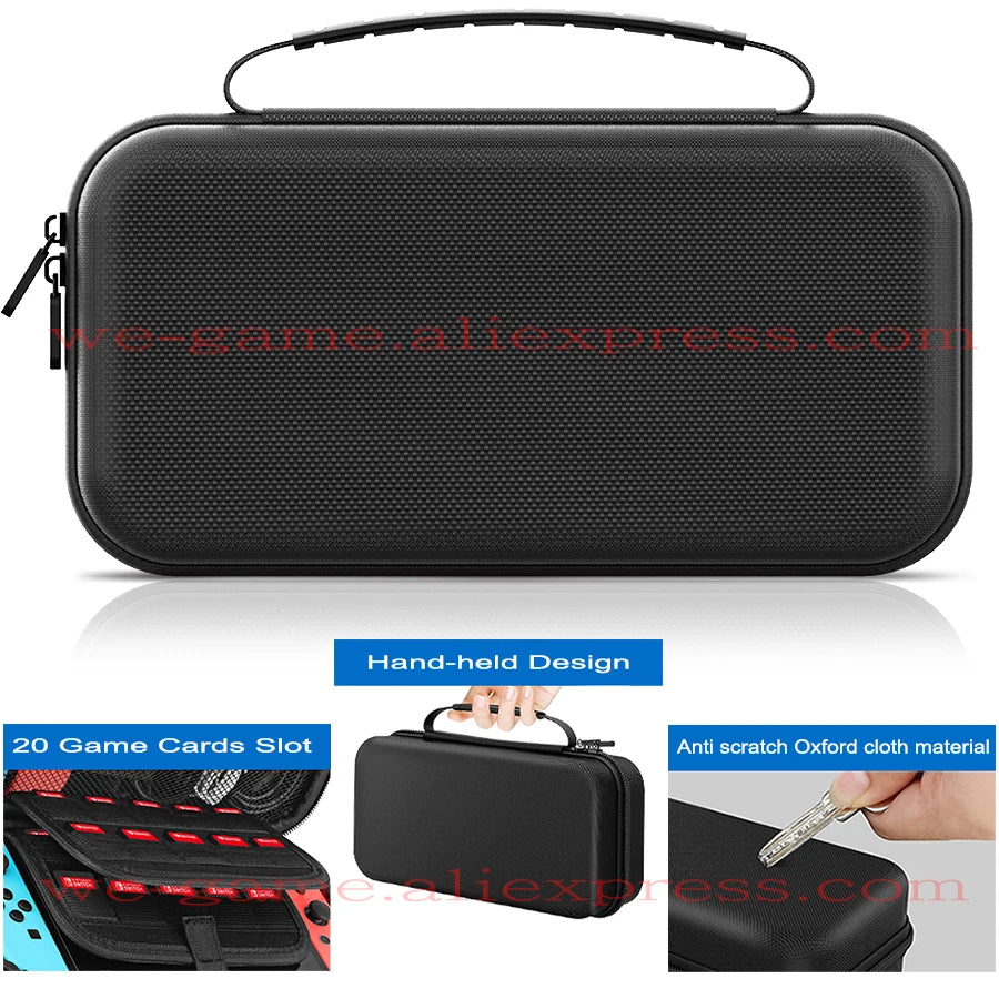 Protege tu Nintendo Switch OLED en cualquier Lugar. No te preocupes de golpes o rayones.