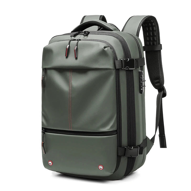 Maximiza el espacio y viaja sin preocupaciones con esta mochila de compresión al vacío!