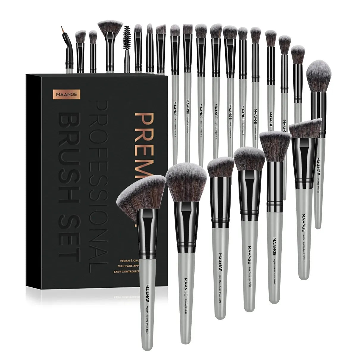 ¿Buscas un kit de maquillaje que tenga todo lo que necesitas para conseguir un look perfecto? El Kit de Brochas de Maquillaje MAANGE es la elección ideal, tanto si eres principiante como si eres un experto en maquillaje.