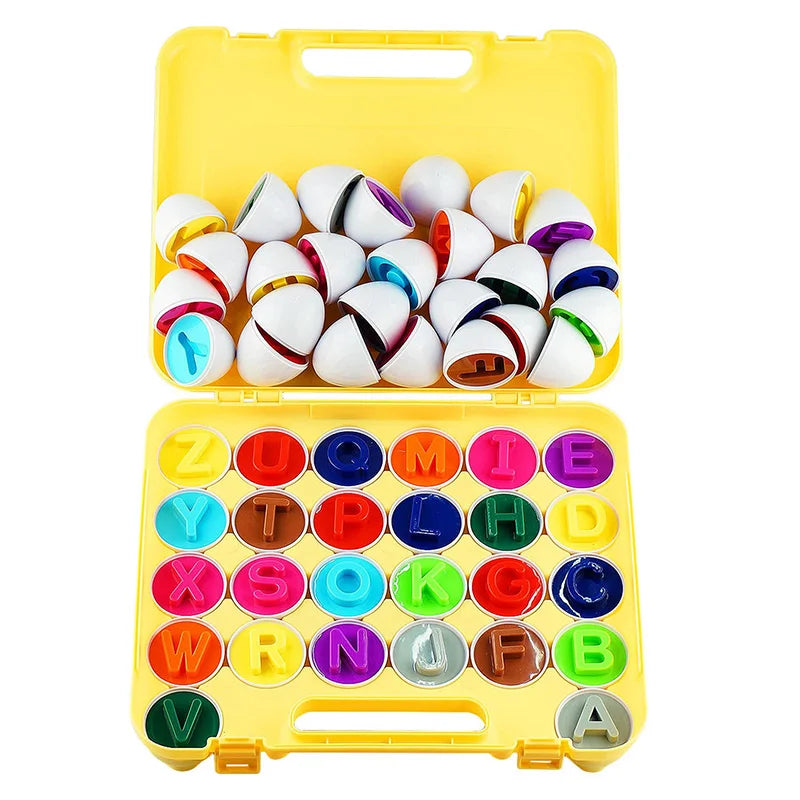 ¡Haz que tu pequeño aprenda mientras juega con nuestros Huevos a Juego para Niños Pequeños! Este juguete educativo Montessori está diseñado para estimular el desarrollo cognitivo, la coordinación y el reconocimiento de colores y formas