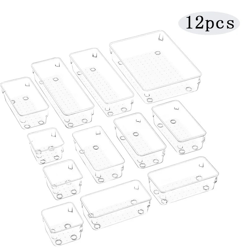 ¡Organiza tu vida con el Juego de Organizadores de Cajones Versátil de 10 Piezas! Este set está diseñado para transformar cualquier cajón desordenado en un espacio perfectamente organizado,
