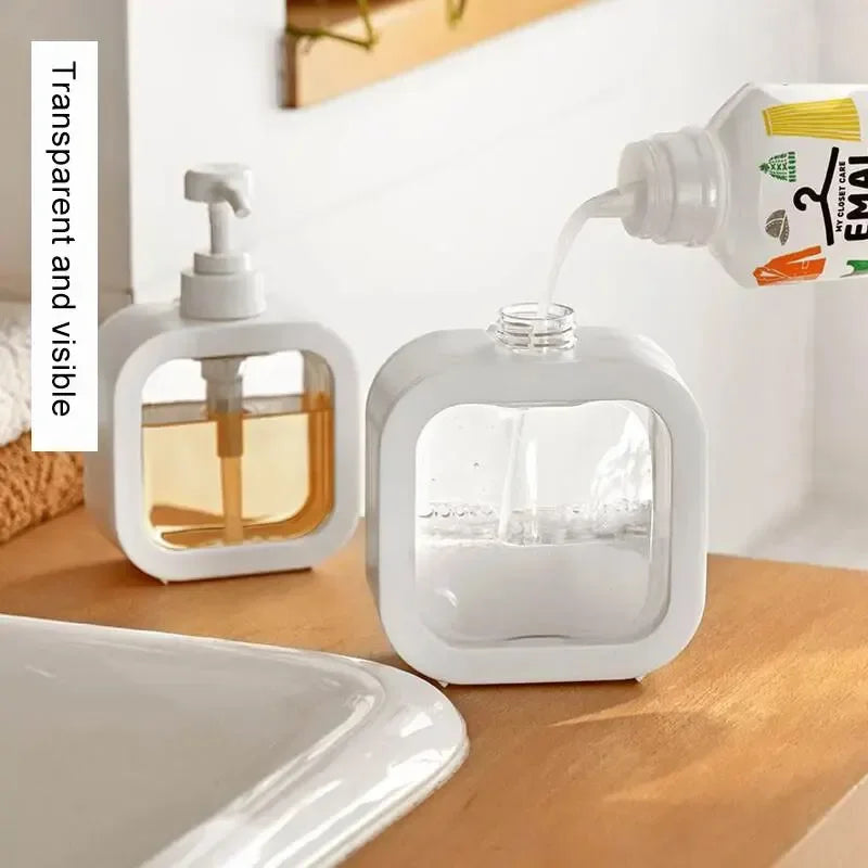 Estilo y Comodidad en tu Cocina o Baño con este dispensador de jabón recargable.