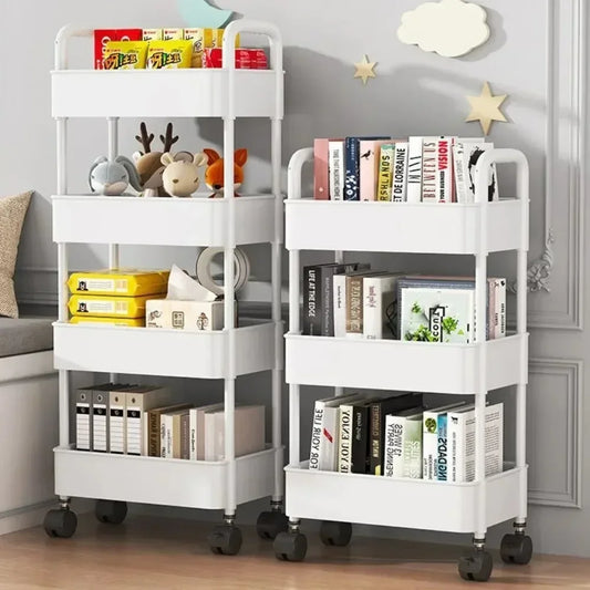 Optimiza tu hogar con este carrito Organizador Multiusos con Ruedas! Ahorra espacio y Mantén el Orden.