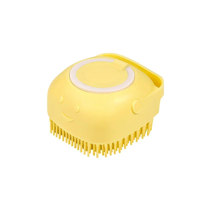 Haz del baño un Momento agradable para tu Mascota con este Cepillo de Silicona.
