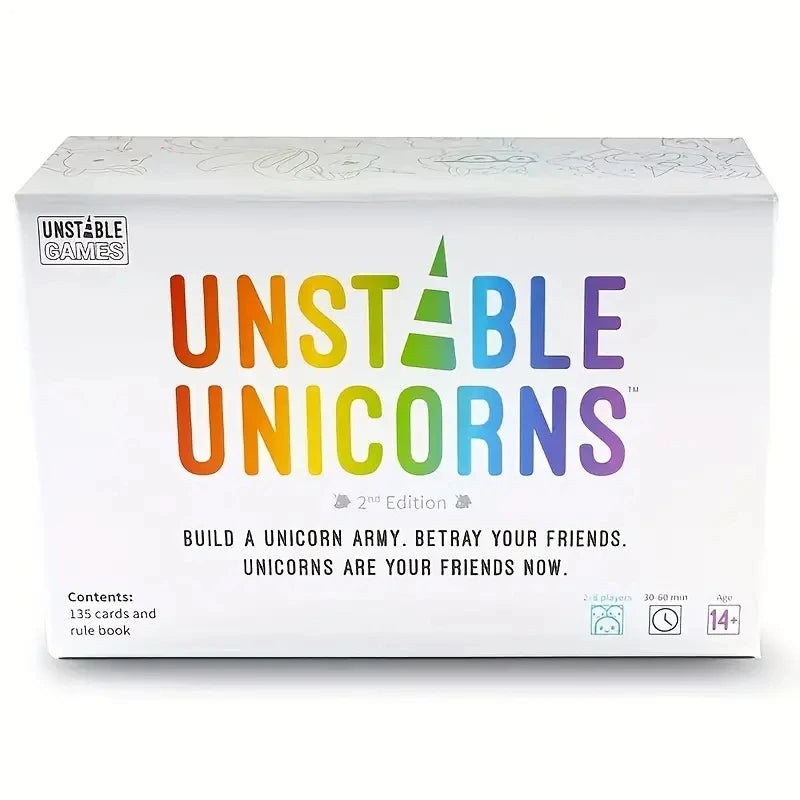 Construye un Ejército de Unicornios, Traiciona a tus Amigos y Alcanza la Victoria Con Unstable Unicorns.