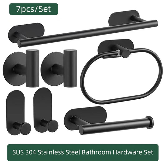 ¿Estás buscando la forma perfecta de actualizar y organizar tu baño? El Juego de Accesorios para Baño de acero inoxidable 304 es la solución ideal para darle un toque moderno y funcional a tu espacio