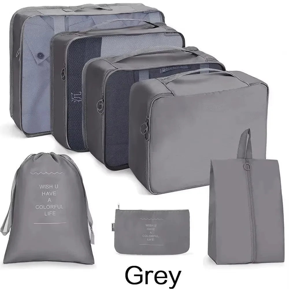 ¿Te gustaría mantener tu equipaje perfectamente organizado y protegido durante tus viajes? Con nuestro Juego de Bolsas de Almacenamiento para Viaje, podrás organizar fácilmente tus pertenencias, desde ropa y calzado hasta artículos pequeños y accesorios