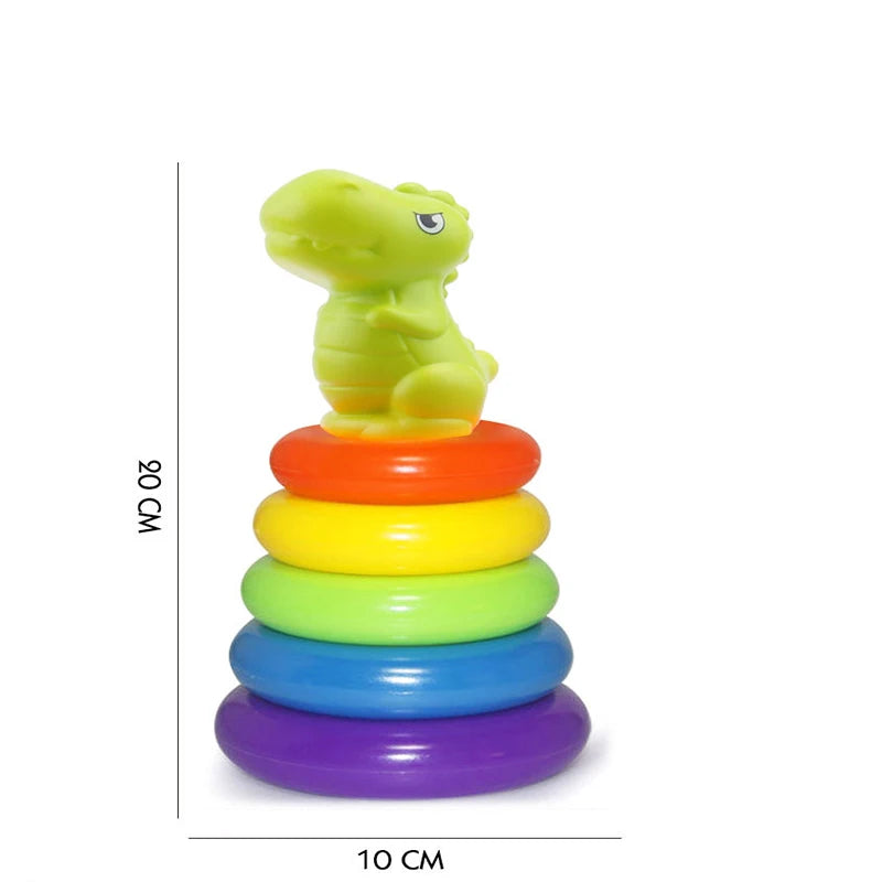 ¡Desarrolla las habilidades de tu bebé mientras juega y se divierte! Este juguete apilable Montessori está diseñado para fomentar el aprendizaje y desarrollo de los más pequeños de manera divertida y segura.