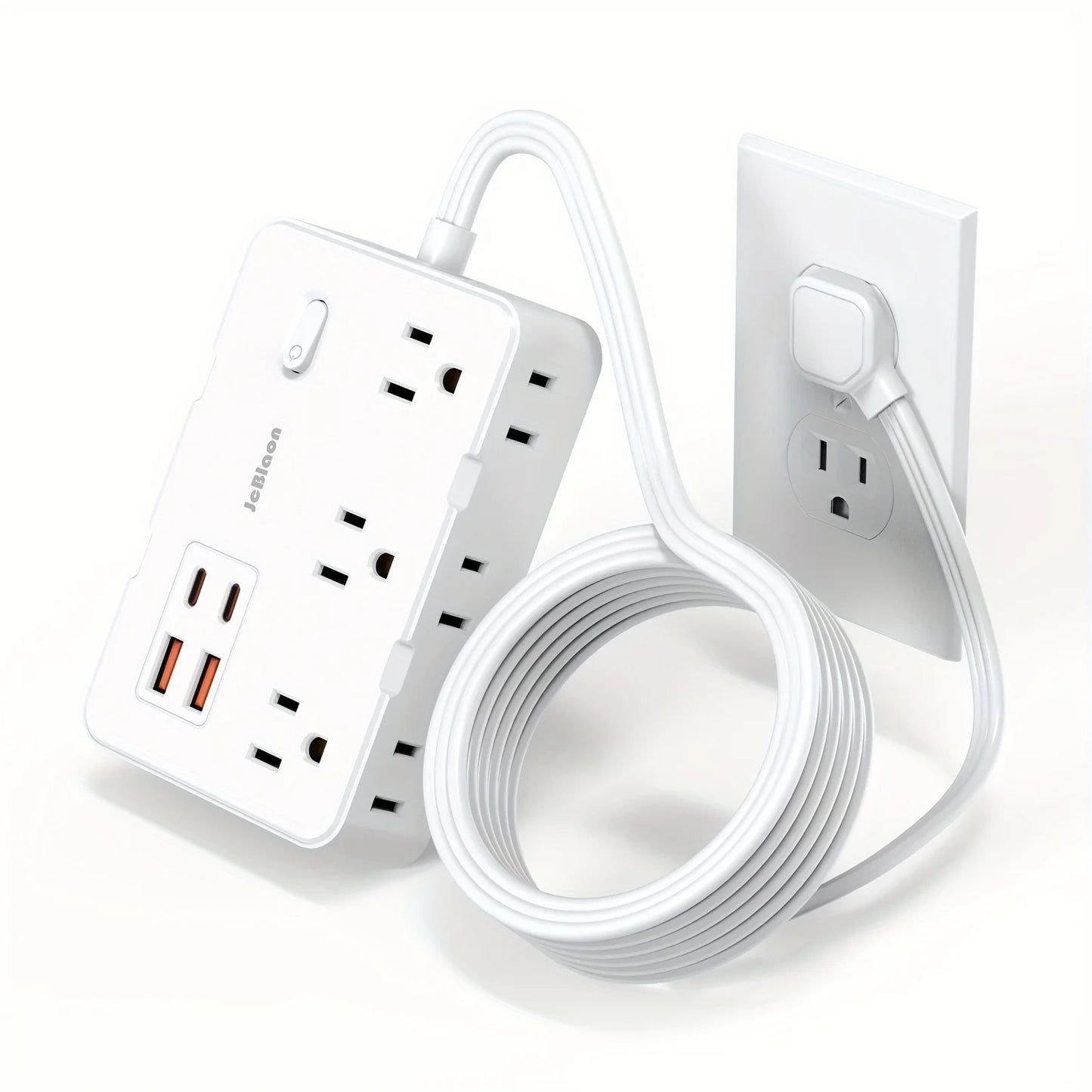 Potencia y Seguridad en 1 Solo Dispositivo. Olvídate de los Enchufes Insuficientes y Cables Desordenados.