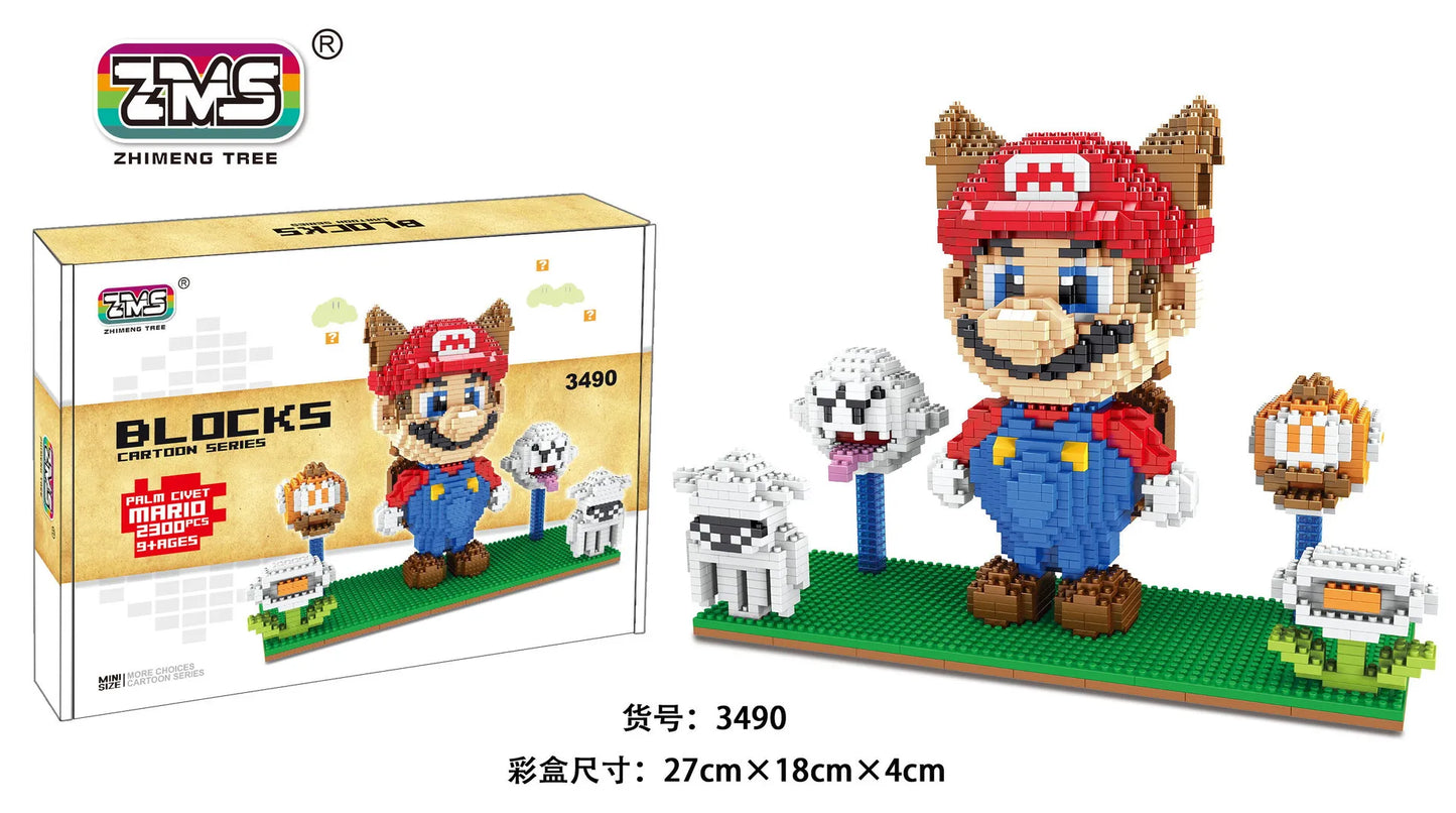 ¡Sumérgete en el mundo de Super Mario y Anime con estas increíbles figuras coleccionables de bloques de construcción!