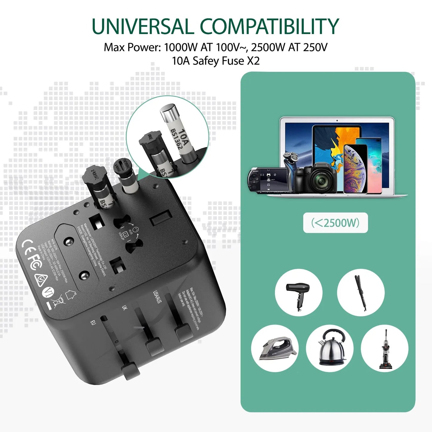 Tu compañero de Viaje Ideal: Adaptador de Viaje Internacional