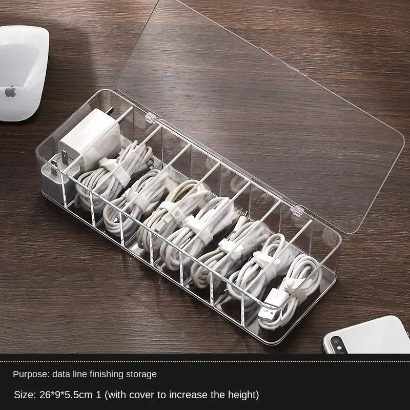 Despídete del Caos de Cables en tu Hogar u Oficina con esta Caja Organizadora.