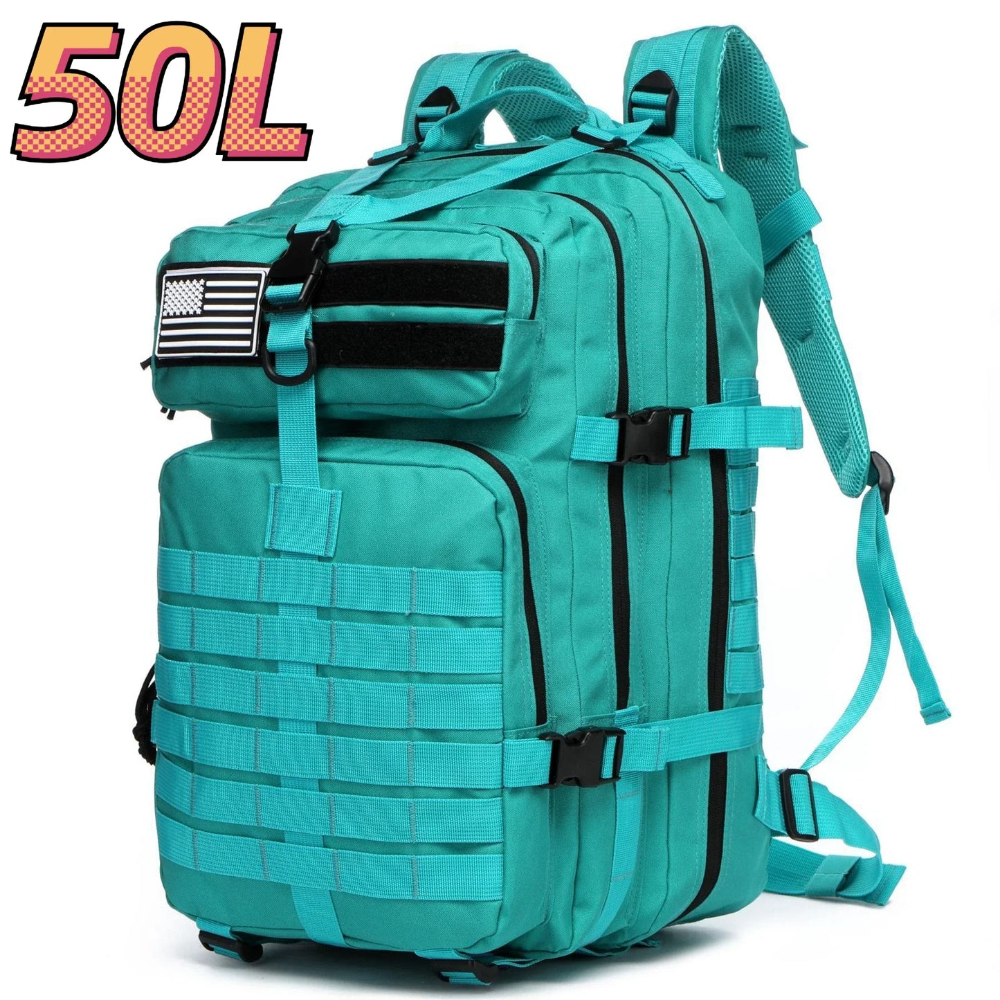 Prepárate para Cualquier Aventura con esta Mochila Táctica de 50 L