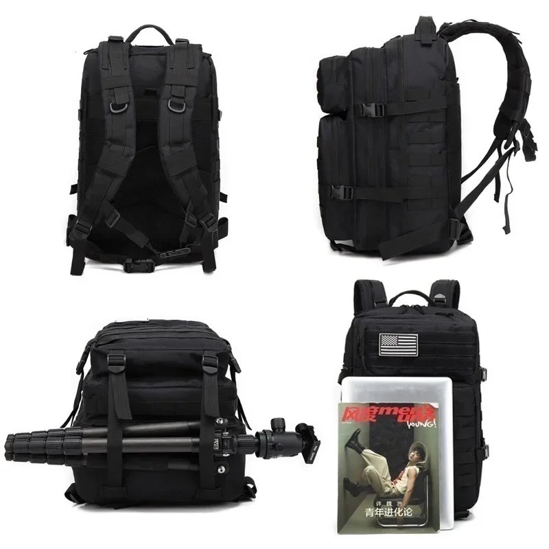 Prepárate para Cualquier Aventura con esta Mochila Táctica de 50 L