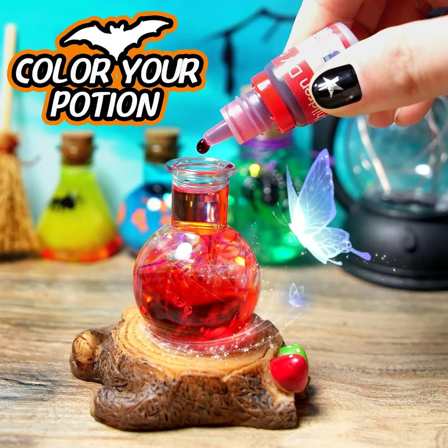 ¿Estás buscando un regalo único y emocionante para tus hijos? ¡Nuestro Kit de Pociones Mágicas DIY es la opción perfecta para despertar la imaginación y creatividad de los más pequeños! Este kit mágico permite a los niños crear sus propias pociones