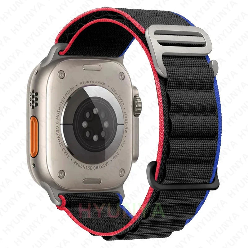 Comodidad, resistencia y estilo para tu Apple Watch con la correa Alpine deportiva.