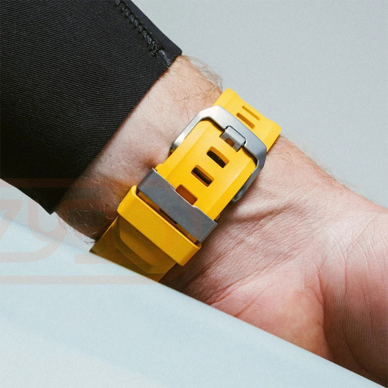 ¿Buscas Una Correa resistente, cómoda, con un diseño robusto y deportivo para tu Apple Watch?