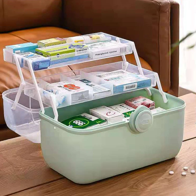 Mantén tus productos de primeros auxilios y medicinas perfectamente organizados y al alcance.