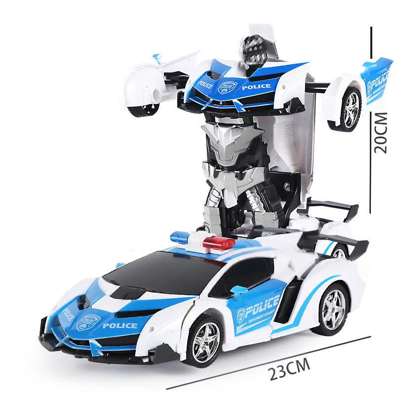 ¡El regalo perfecto para los pequeños aventureros! Presentamos los Coches y Camiones Teledirigidos 2 en 1, una emocionante combinación de coche deportivo y robot transformable. Diseñados para ofrecer horas de diversión