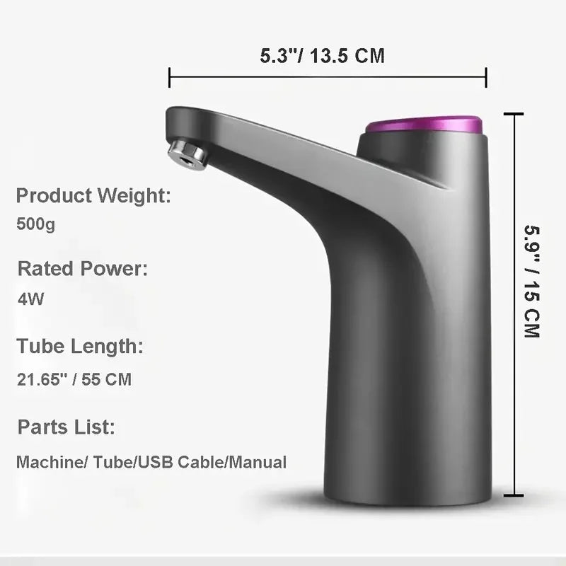 Dispensador automático de agua. Hidrátate sin esfuerzo! Haz que servir agua sea rápido y sencillo.