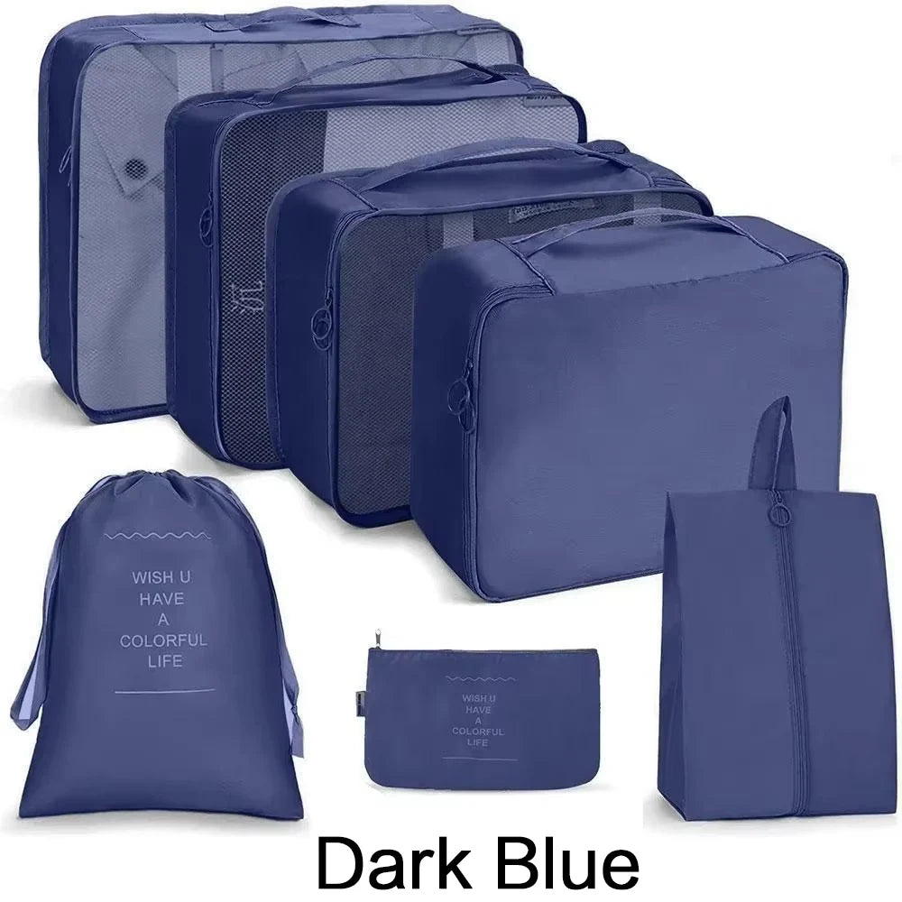 ¿Te gustaría mantener tu equipaje perfectamente organizado y protegido durante tus viajes? Con nuestro Juego de Bolsas de Almacenamiento para Viaje, podrás organizar fácilmente tus pertenencias, desde ropa y calzado hasta artículos pequeños y accesorios