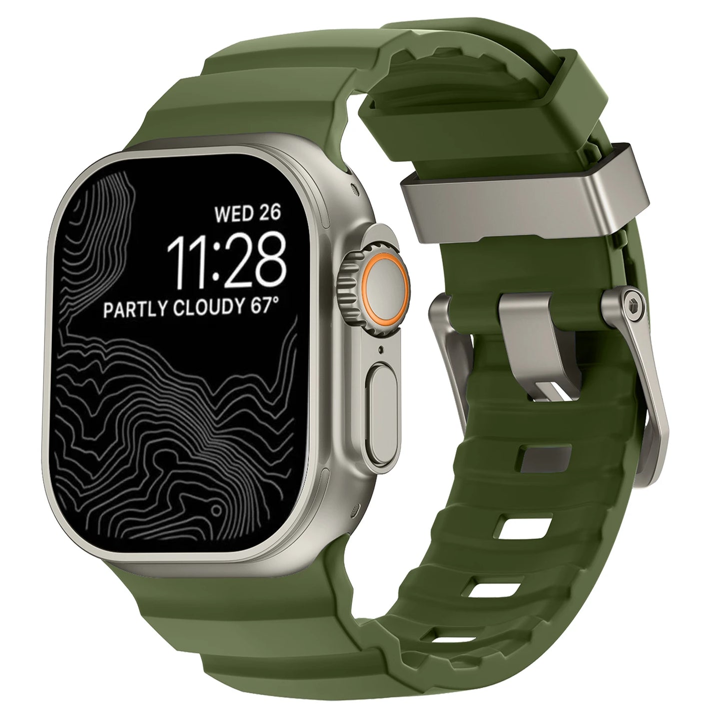 ¿Buscas Una Correa resistente, cómoda, con un diseño robusto y deportivo para tu Apple Watch?