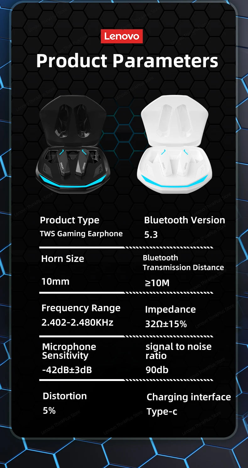 Vive la experiencia del sonido profesional sin cables! Los Lenovo GM2 Pro están diseñados para quienes buscan un audio potente.
