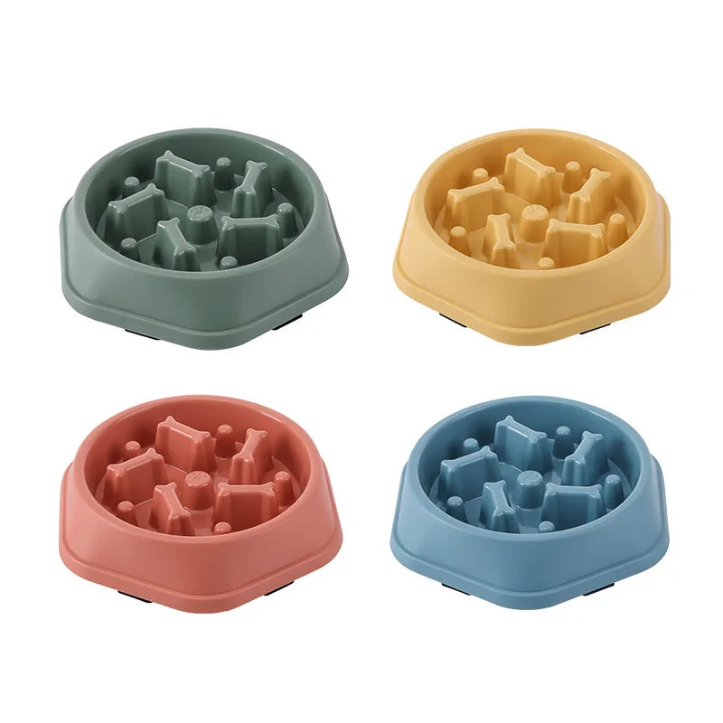 ¡Transforma la hora de la comida de tu mascota con el Cuenco de Comida Lenta Antiasfixia! Este innovador cuenco para perros y gatos está diseñado para promover una alimentación más saludable y segura