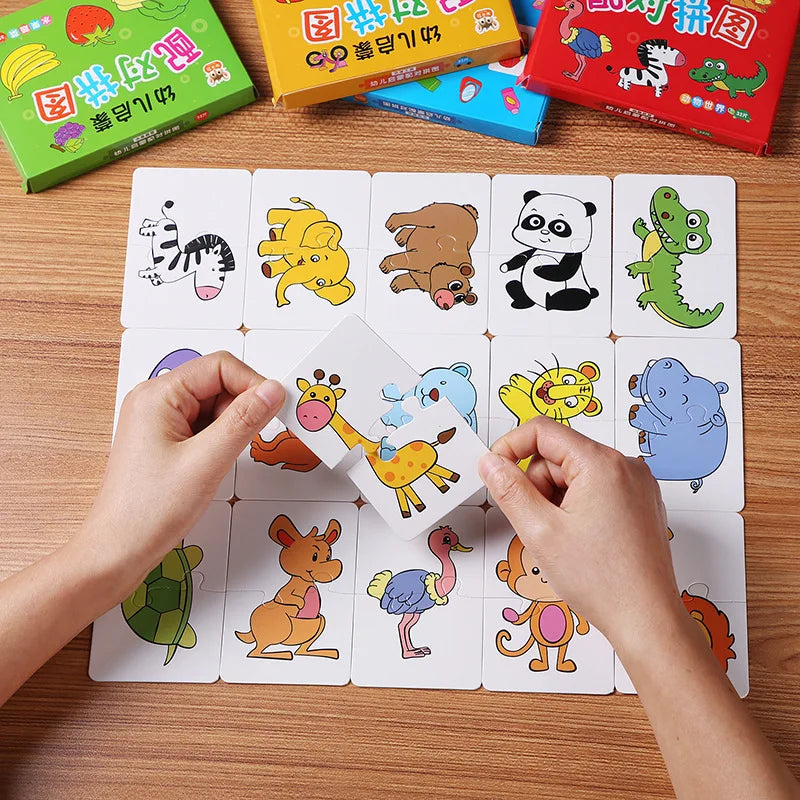 ¿Quieres que tu hijo aprenda mientras se divierte? 32 tarjetas Montessori para esimular la creatividad y memoria.