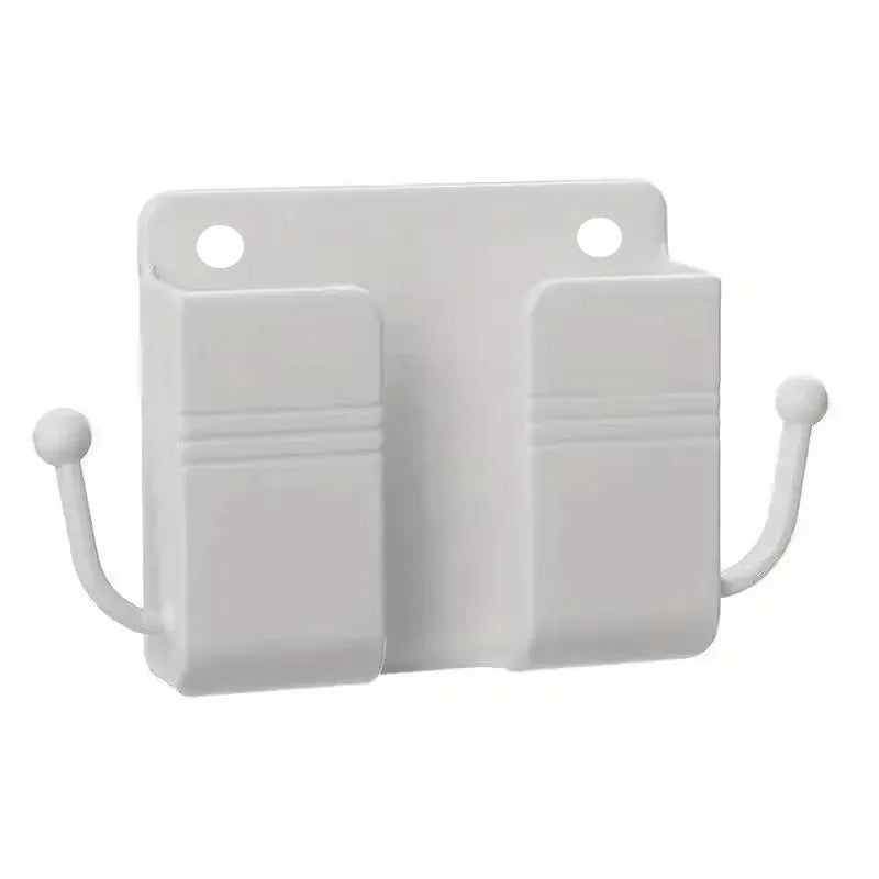¡Dile adiós al desorden con el innovador Soporte Adhesivo para Teléfono con Ganchos y Caja de Almacenamiento! Este práctico y funcional accesorio es la solución ideal para mantener tu teléfono móvil y controles remotos organizados