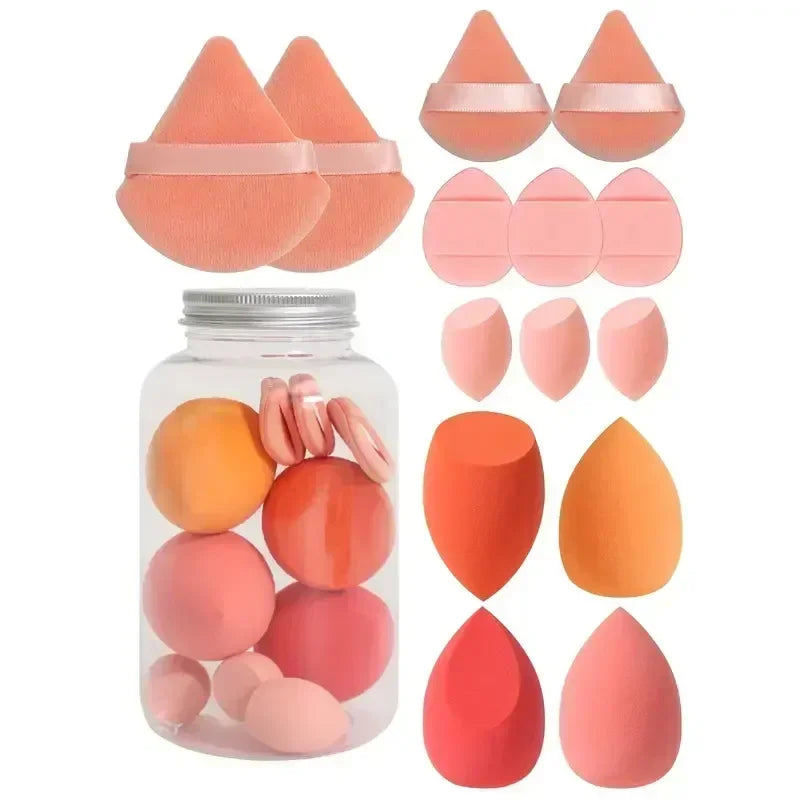 Luce un maquillaje impecable con estas esponjas de maquillaje, ideales para aplicar y mezclar productos como base, contorno, corrector y polvo. Con un diseño supersuave y una textura que se adapta perfectamente a tu piel(tenemos en diferentes colores)