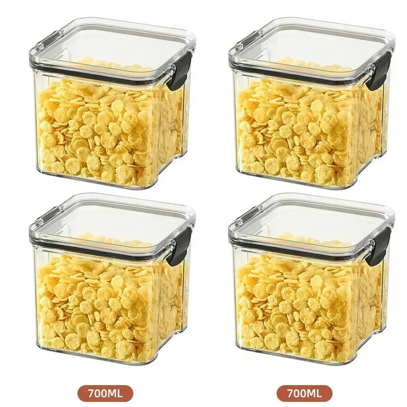 Organiza tu despensa como un chef con este set de contenedores herméticos para cocina. Paquete de 7 contenedores