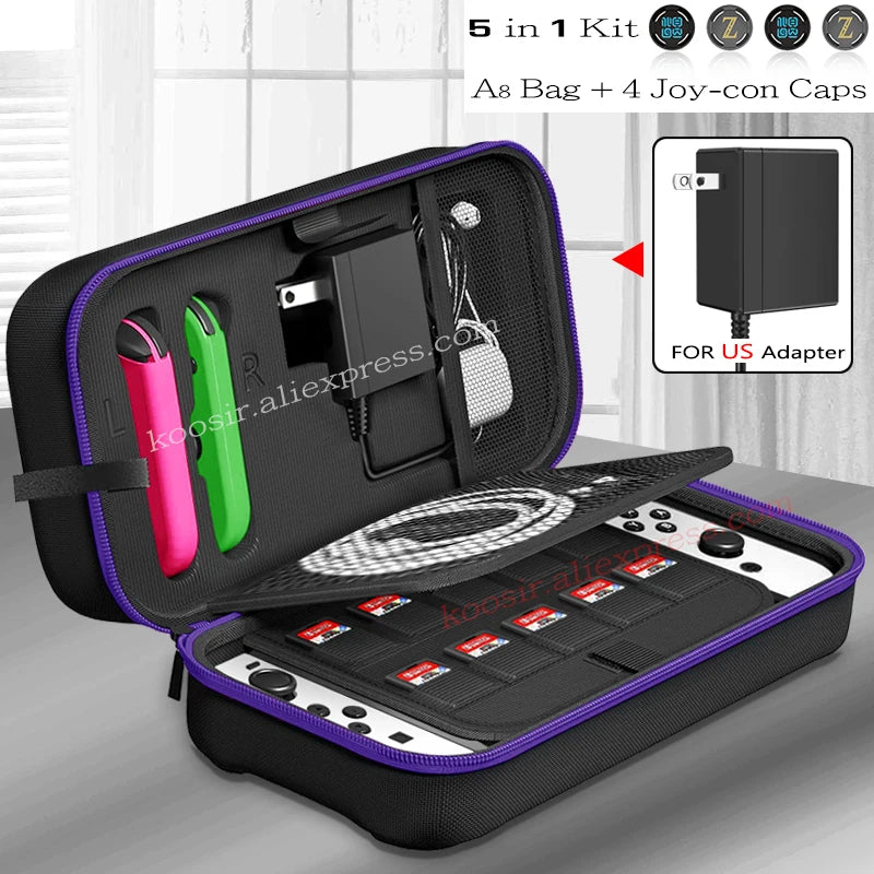 ¿Buscas una forma segura y práctica de transportar tu Nintendo Switch, Switch OLED o Switch Lite? ¡Nuestra Bolsa de Almacenamiento Grande es la solución perfecta! Diseñada para ofrecer máxima protección, comodidad y facilidad de transporte