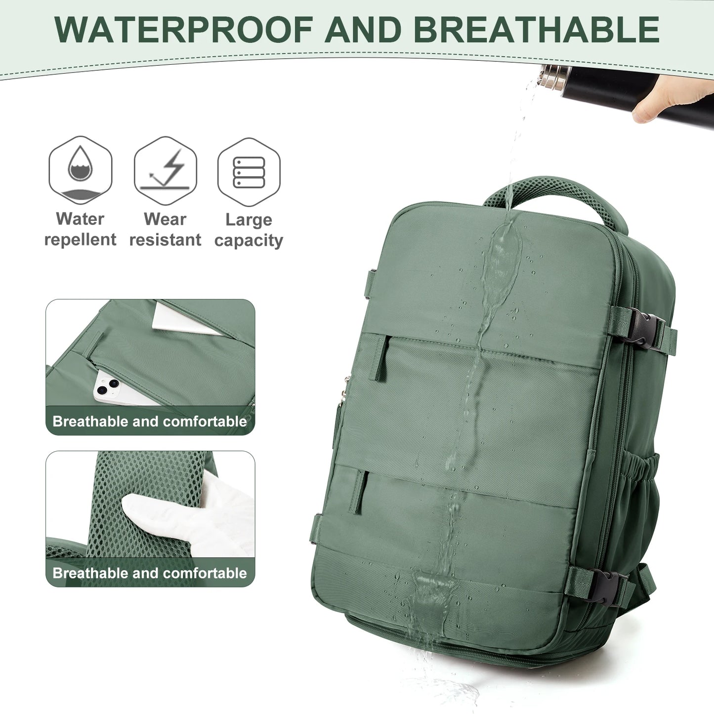 ¿Buscabas una mochila ideal para equipaje de mano? 40x20x25 son las medidas de esta mochila!
