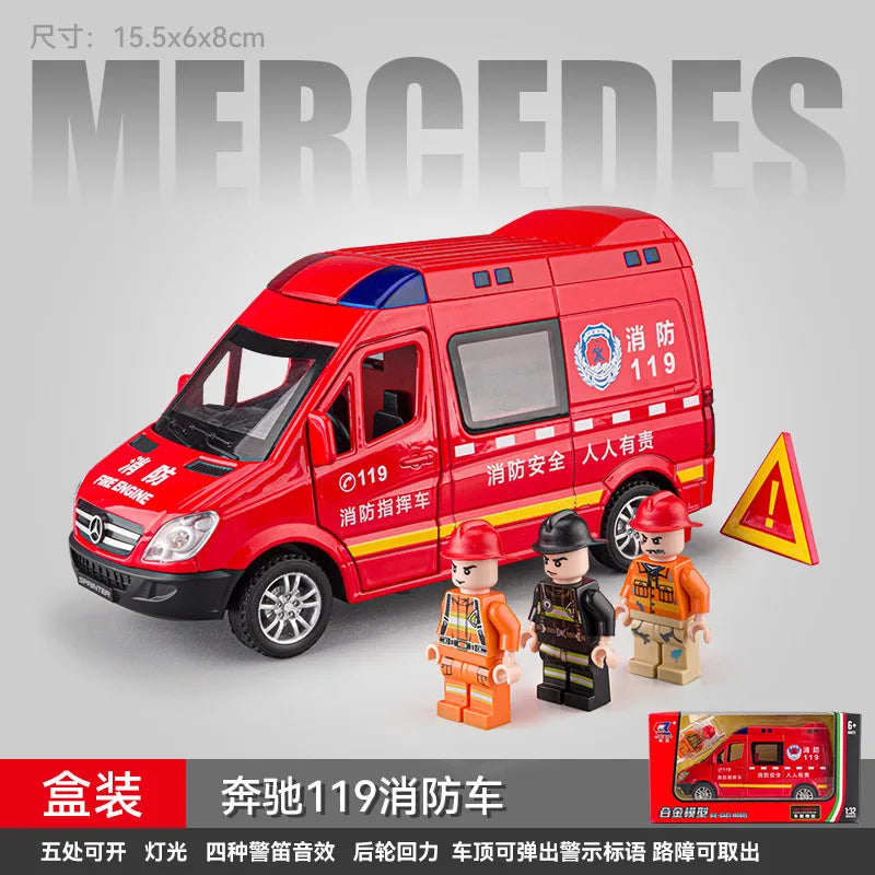 Coche de Bomberos/Grúa! Aventura de rescate en casa.