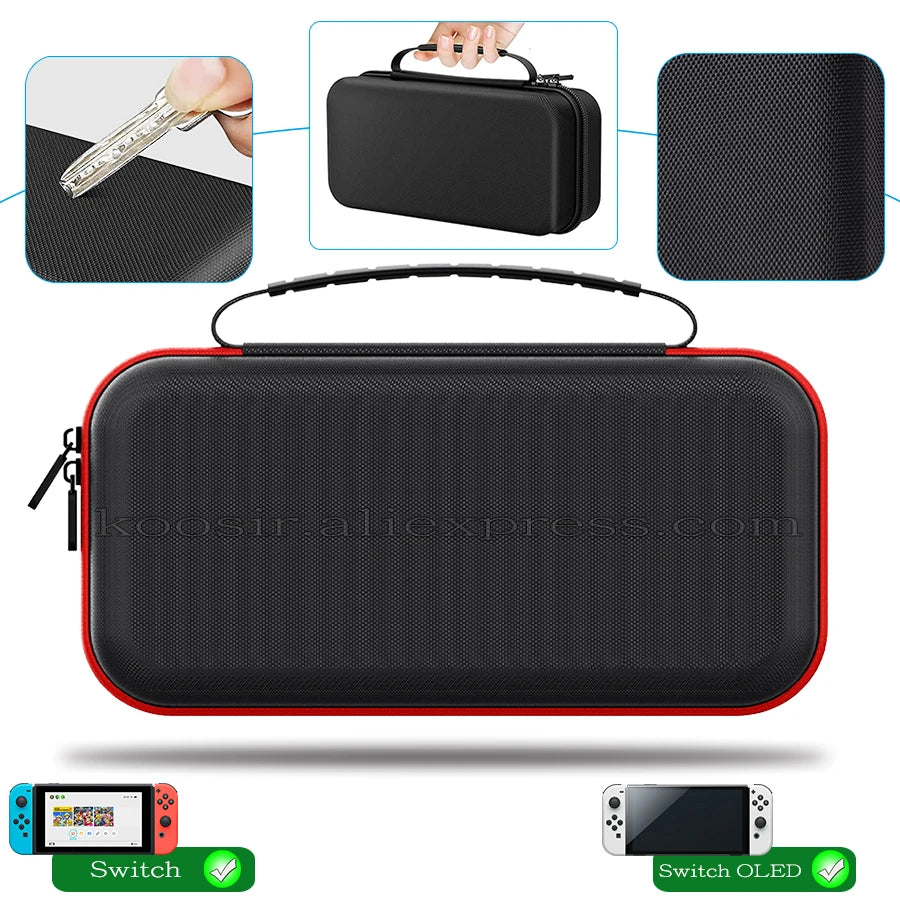 ¿Buscas una forma segura y práctica de transportar tu Nintendo Switch, Switch OLED o Switch Lite? ¡Nuestra Bolsa de Almacenamiento Grande es la solución perfecta! Diseñada para ofrecer máxima protección, comodidad y facilidad de transporte
