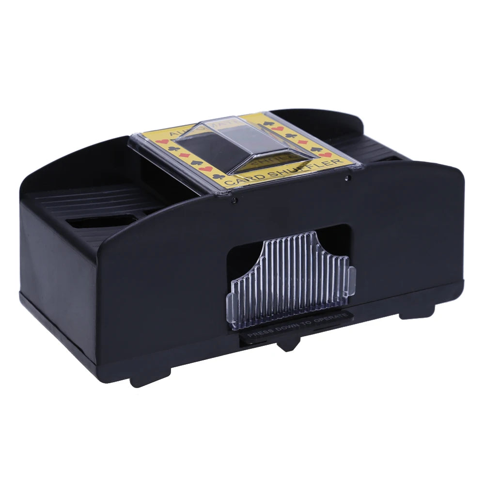 ¿Estás cansado de perder tiempo barajando las cartas entre cada ronda? Con nuestra Máquina Barajadora Automática de Cartas, puedes disfrutar más rápido de tus juegos favoritos, ya sea en casa, en un club o en reuniones
