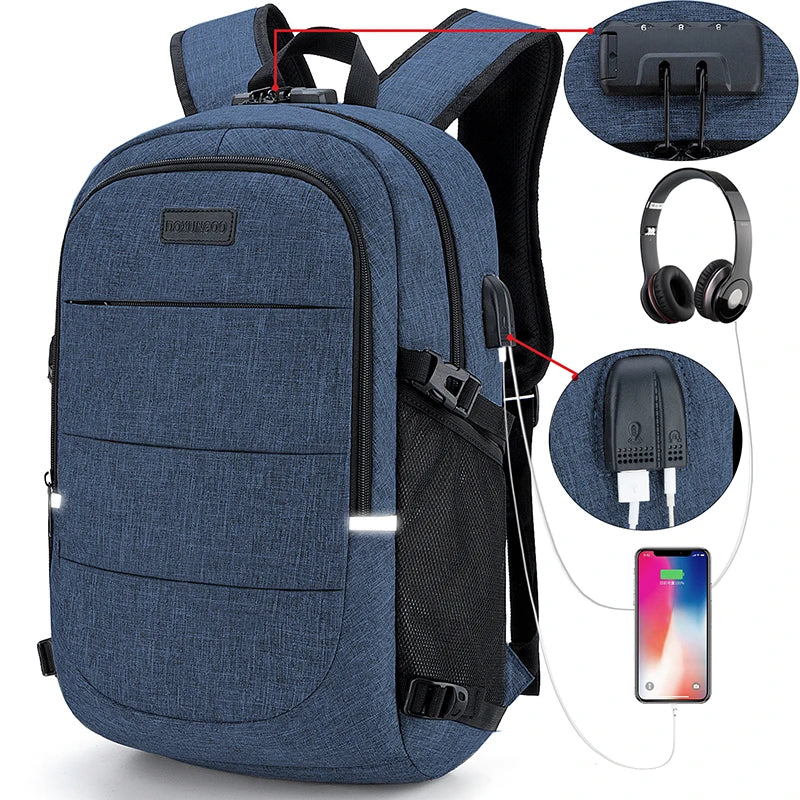 ¿Buscas una mochila anti robo con estilo y protección para tus dispositivos?