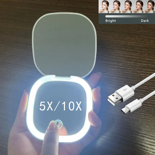 ¿Buscas un espejo de maquillaje que te acompañe a todas partes sin ocupar espacio?