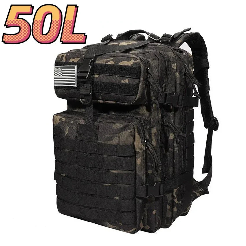 Prepárate para Cualquier Aventura con esta Mochila Táctica de 50 L