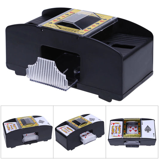 ¿Estás cansado de perder tiempo barajando las cartas entre cada ronda? Con nuestra Máquina Barajadora Automática de Cartas, puedes disfrutar más rápido de tus juegos favoritos, ya sea en casa, en un club o en reuniones