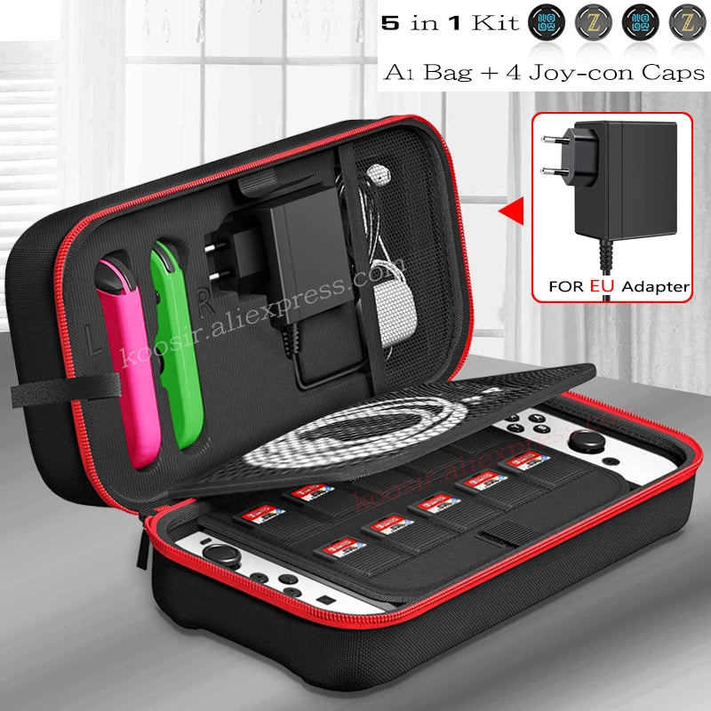 ¿Buscas una forma segura y práctica de transportar tu Nintendo Switch, Switch OLED o Switch Lite? ¡Nuestra Bolsa de Almacenamiento Grande es la solución perfecta! Diseñada para ofrecer máxima protección, comodidad y facilidad de transporte