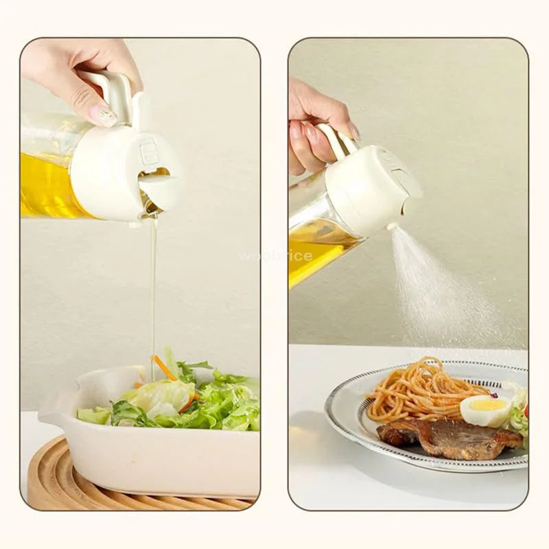 Cocina más saludable. Controla exactamente la cantidad de aceite que usas.