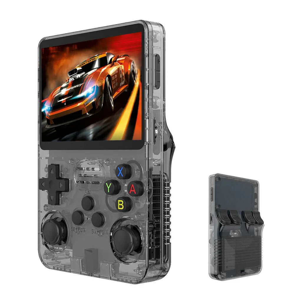 Revive la nostalgia de los videojuegos con la mini consola retro portátil. Más de 15,000 juegos preinstalados.